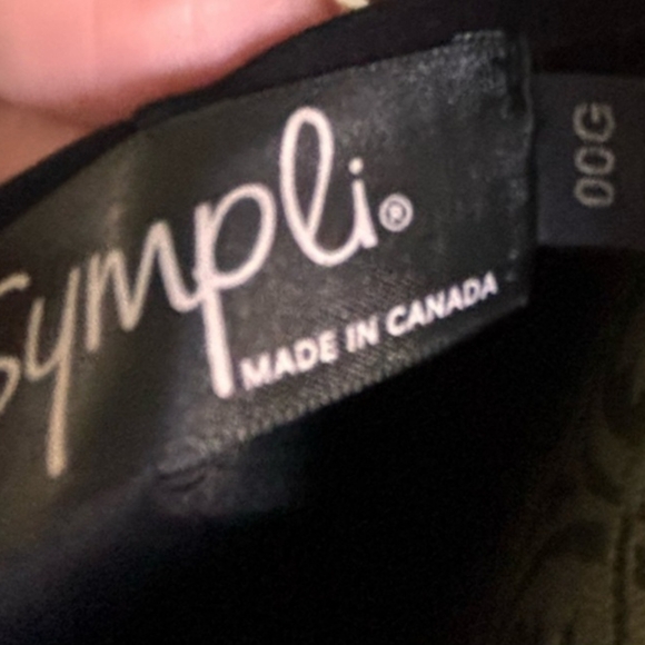 Sympli Navy Sleeveless Trapeze Dress 16/00G - Picture 6 of 6